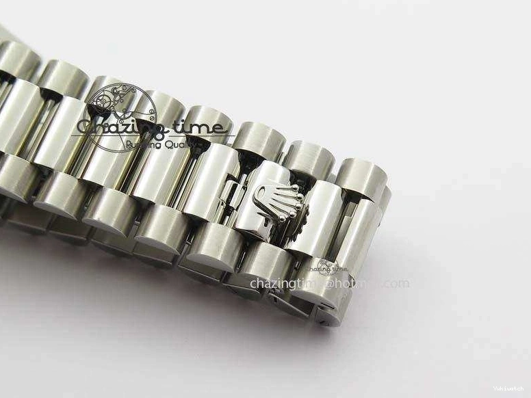 1:1 Bracelet Day-Date Dial Ice Noob Edition A3255 40mm SS on 228206 SS Textured Blue Best 0405